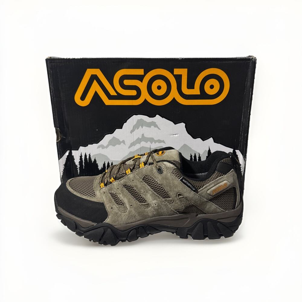 Asolo Expedition Mens Hiking Shoes Size 11 Walnut Suede Low Top EXP-102